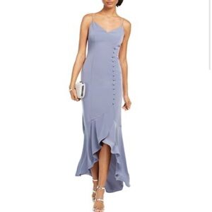 NWT Adrianna Papell Ruffled Button Mermaid Dress